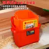 Bolsa para clavos Caja para clavos Carpintería Portátil Esenciales Bolsa de cintura Decoración Construcción Cubo para clavos Compartimento Caja de herramientas pequeña multifuncional