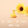 Pato Luminous Fofo Joias DIY Decoração de Paisagem em Miniatura Acessórios de Resina Decorações de Mesa e Carro Venda por Atacado