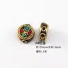 Cuentas Espaciadoras de Nube de Mantra Nepalí de Seis Sílabas DIY Pulsera de Ágata Cuentas de Madera 108 Cuentas Cuentas Espaciadoras de Nube