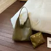 Shuai Mi Home Casual Elegante Gran Capacidad Hombro Único Moda Tendencia Tejido Viajero Simple Retro Bolso Tote Bajo el Brazo