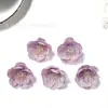 Flor de Ameixa Flor de Flor Pequena Simulada de 4cm Cabeça de Flor Casamento Parede de Flores Corsage Adorno de Adereço de Cabeça Decoração de Parede de Flores Adereços de Foto