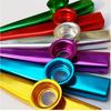 En stock kazoo metálico Kazoo Instrumento de percusión Orff adulto niños fácil de aprender instrumento pequeño kazoo