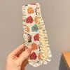 Diadema de lana tejida con tiras adhesivas, similar al estilo de Li Qin, cinta mágica para el cabello, adhesivo para flequillo, cinta mágica para usar en la ducha