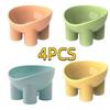 Comedero para Gatos Pipitao Original Patas de Elefante Color Macarrón Cuello de Elefante Protector Comedero para Comida de Gato Antiderrames Mascota