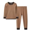 Conjunto de Ropa Interior Térmica para Niños Invierno Tops y Pantalones Térmicos para Niños Ropa de Dormir para Adolescentes Camisetas de Capa Base para Niños