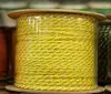 Cuerda de mano tejida con hilo de algodón con adición de oro de 1.8 mm, cuerda para jugar Wen, no elástica, resistente al desgaste, cuerda DIY, borla de bodhi, punta