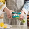 Abrelatas de Ahorro de Mano de Obra, Abrelatas y Botellas Multifuncional Cuatro en Uno, Abretapas Manual Antideslizante de Cocina