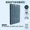 Compatible con cartuchos de filtro para purificador de aire Sharp FZ-A50HF, FZ-G30H/DF, filtro de carbón activado FZ-D40HFE