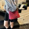Bolso Mate Retro Transfronterizo para Mujer, Gran Capacidad, Nuevo Bolso de Hombro Cruzado de Nicho Otoño e Invierno 2025, Bolso de Hombro para Viajes