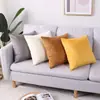 Funda de Almohada de Terciopelo de Color Sólido Más Vendida en Amazon Transfronteriza Funda de Cojín para Sofá de Casa Funda de Almohada para Cabecera Venta al por Mayor de Fábrica