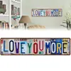 Decoración de Pared Creativa de Amazon Transfronteriza Te Quiero Más Letrero de Pared de Calle Te Quiero Más