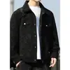 Chaqueta Luomon con Solapa Estampada de Moda para Hombre Primavera 2026 Nuevo Llegada Tallas Grandes Chaqueta Casual de Trabajo para Hombre