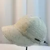 Nuevo Sombrero de Pescador de Invierno Estilo Coreano con Forro de Lana, Cortavientos, Cálido, Versátil, Gorra Casual, Estilo Japonés, Vintage, Gorra Ecuestre para Mujer