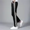 Conjunto Esportivo Casual de Primavera e Outono Masculino Cardigã com Gola Alta Moletom Tendência Mais Fácil de Combinar Casal Mesmo Estilo Solto Conjunto de Duas Peças Tendência