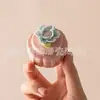 Tarro de cerámica floral hecho a mano, bálsamo sólido estilo antiguo, extracto de planta, fragancia duradera, artículo popular para puestos en zonas culturales y escénicas, al por mayor