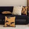 Funda de almohada medieval Maillard para sofá al por mayor moderna simple sala de estar modelo habitación almohada decorativa cojín de lujo ligero respaldo