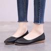 Doug sapatos femininos 2019 verão novo pontiagudo boca rasa sapatos baixos sapatos femininos coreanos uma geração de cabelo