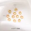 Colección de Accesorios Color Oro Real Componentes para Joyería Hecha a Mano DIY Semi-terminados Cuentas Espaciadoras Accesorios para Pulseras Collares Venta Directa de Fábrica