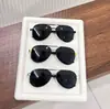 Nuevas Gafas de Sol de Alta Gama para Hombre para Conducir, Gafas Anti-UV, Gafas de Aviador de Doble Puente, Gafas de Sapo