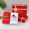 Caja de regalo de Navidad toalla al por mayor algodón puro bordado toalla de regalo navideño transfronterizo Navidad cocina toalla de mano personalización