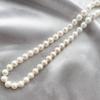 Accesorios de Joyería Hechos a Mano DIY Perlas de Concha Perforadas Perlas de Imitación de Alto Brillo Materiales para Pendientes Colgantes para Pendientes