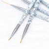 Herramienta popular de pincel para uñas marmoleadas de Amazon, bolígrafo para dibujar muy fino, traje, bolígrafo para dibujar líneas de gancho