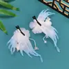 2025 Nuevo Estilo Antiguo Super Hada Diseño Original Hecho a Mano Alas Degradadas Tocado Dinastía Han Clip de Flor Caliente Accesorios para el Cabello