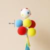 Decoración para pasteles, globos, cuerdas de arcilla, globos, pasteles de cumpleaños, complementos para fiestas, disfraces