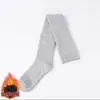 Meias de terry meias grossas para panturrilha meias quentes forradas com fleece de inverno joelheiras quentes meias altas meias acima do joelho meias femininas inverno