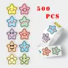 Pegatinas de Recompensa Sonrisa Transfronteriza para Niños de Preescolar, Pegatinas Autoadhesivas de Caras Sonrientes, Pegatinas de Caras Llorando de Elogio para Estudiantes