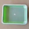 Maceta doble personalizada para brotes de vegetales, charola para plántulas para cultivo sin tierra en balcón, caja hidropónica, charola con soporte para plántulas de suculentas