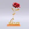 Directo de fábrica alta imitación lámina de oro 24k rosa regalo regalo de Navidad actividades para novia regalo Día del Maestro