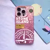 Adecuado para Funda de Teléfono Móvil Iphone16 Apple 15Pc12Promax13 Transfronterizo 11 Color Plata Imd14 Trendy Stone Island 7