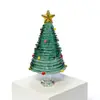 Árbol de Navidad Extra Grande Envuelto en Alambre, Árbol de Navidad de Vidrio de Zibo, Artesanías de Vidrio Lampwork, Adornos, Regalos