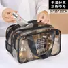 Bolsa de Cosméticos de Gran Capacidad para Mujer Portátil 2023 Nueva Transparente Sensación de Alto Nivel Impermeable Productos de Viaje Neceser Bolsa de Almacenamiento
