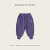 Calça Infantil Dudujia Grossa e de Veludo para Inverno para Meninos e Meninas, Calça Casual Versátil Quente para Outono e Inverno de Bebê