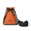 Mochila de Montañismo, Mochila con Cierre de Cordón de Gran Capacidad, Bolso Casual para Mujer de Color Contrastante, Bolso de Hombro Cruzado Moderno Estilo Coreano Estilo Universitario 2026