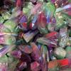 Tira de cristal natural galvanizado Pilar pequeño de cristal galvanizado Tira pequeña varios colores disponibles