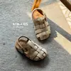 Novedad Verano 2026 Moda Infantil Sandalias Birkenstock Retro Tejidas Huecas