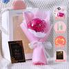 Día de la Mujer Día de la Diosa Regalo de Cumpleaños para Niñas, Bola Ondulada Luminosa, Ramo de Paniculata para Novia y Maestra