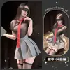 Lencería Coqueta y Sexy Estilo Academia Noche Dorada Jk, Lencería Erótica Seductora de Puro Deseo con un Toque de Lujo
