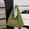 2026 Bolso Tote Nuevo Estilo Coreano de Lunares, Gran Capacidad, Bolso Chaleco de Moda Retro, Bolso de Hombro Versátil Casual para el Trabajo