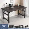 Mesa Plegable Mesa para Computadora de Escritorio Mesa de Estudio Oficina en Casa Escritorio para Estudiante Mesa Rectangular Pequeña Mesa Sencilla Casa de Alquiler