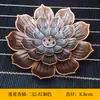 Liga de Zinco Flor de Lótus Incenso Lótus Três Tesouros Incenso em Vara Porta-incenso Transfronteiriço Criativo Cerimônia do Chá Queimador de Incenso em Vara Poroso Incenso