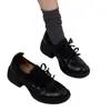 Diseño de piel con doble nudo de mariposa y tacón grueso, mocasines slip-on para mujer, adelgazantes y cómodos, para ir al trabajo