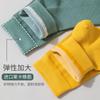 Calcetines de Primavera para Mujer, Calcetines Lavables Anti-Pilling, Calcetines Casuales de Algodón, Calcetines de Tubo Medio de Color Sólido Estilo Japonés, Calcetines Casuales Versátiles