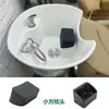 Almofada Integrada para Cama de Shampoo de Barbearia Estilo Tailandês Almofada Protetora Almofada Grossa Bacia de Cerâmica PU Durável Almofada que Não Acumula Água