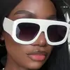 2026 Nuevas Gafas de Sol Cuadradas de Marco Grande Estilo Coreano Versátiles de Moda Tendencia con Personalidad para Fotografía Callejera y Protección UV