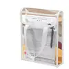 Bolsa Tote Tridimensional para Provas de Estudante, Bolsa Transparente para Provas e Documentos, Bolsa de Armazenamento Classificada por Matéria para Estudantes, Bolsa para Documentos do Vestibular