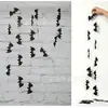 Guirlanda de Papel de Abóbora, Aranha e Morcego para Halloween, 4 Metros, Decoração Suspensa para Sala de Estar e Shopping, Decoração de Atmosfera de Halloween